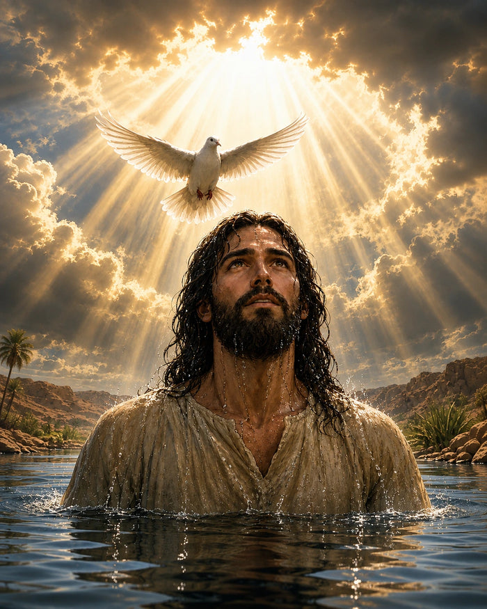 Jesús es bautizado
