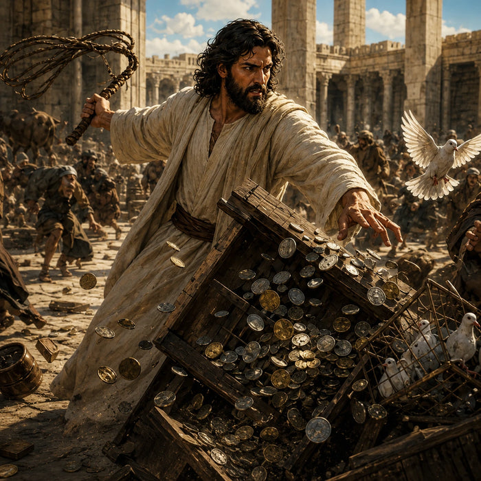 JESÚS SE ENOJA